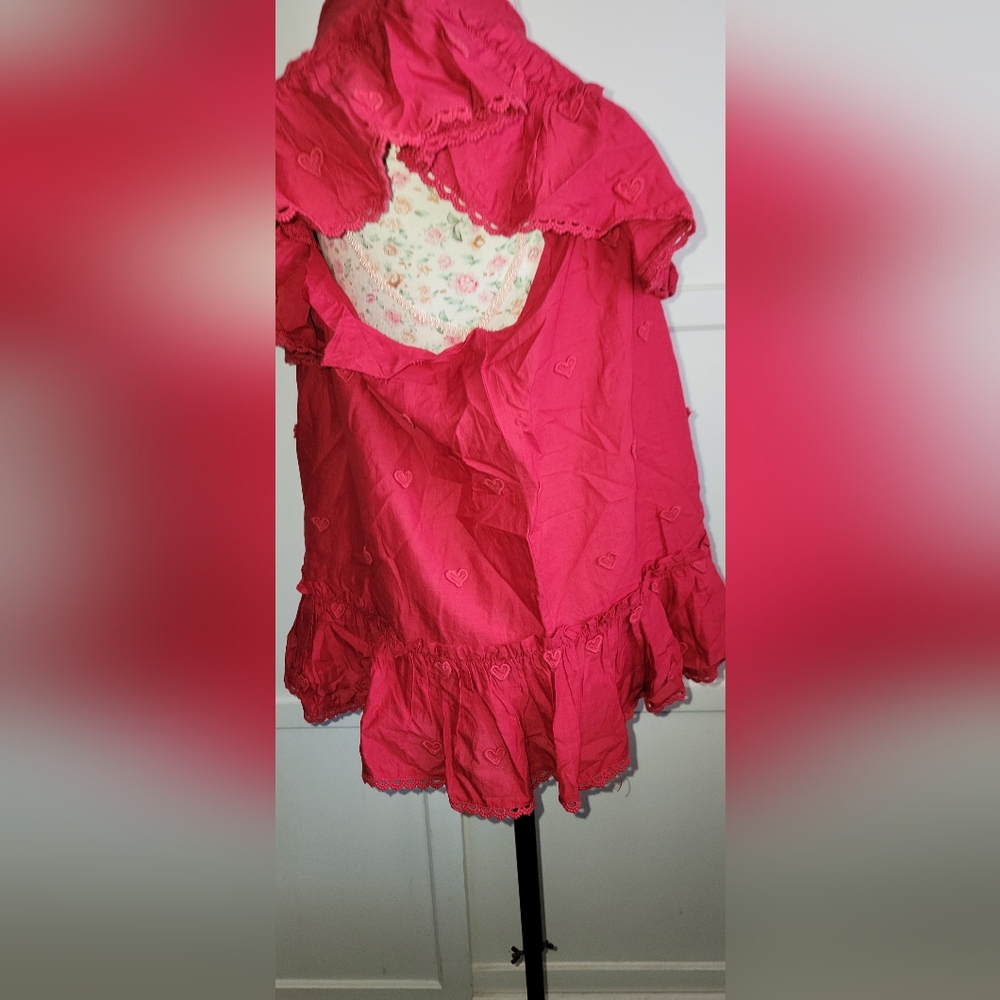 FARM RIO Heart Blouse Size MEDIUM - Picture 3 of 9